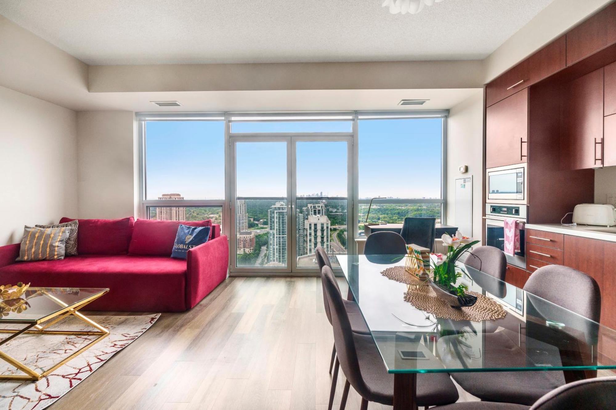 Globalstay Modern Apartments In North York Skyscraper Toronto Bagian luar foto